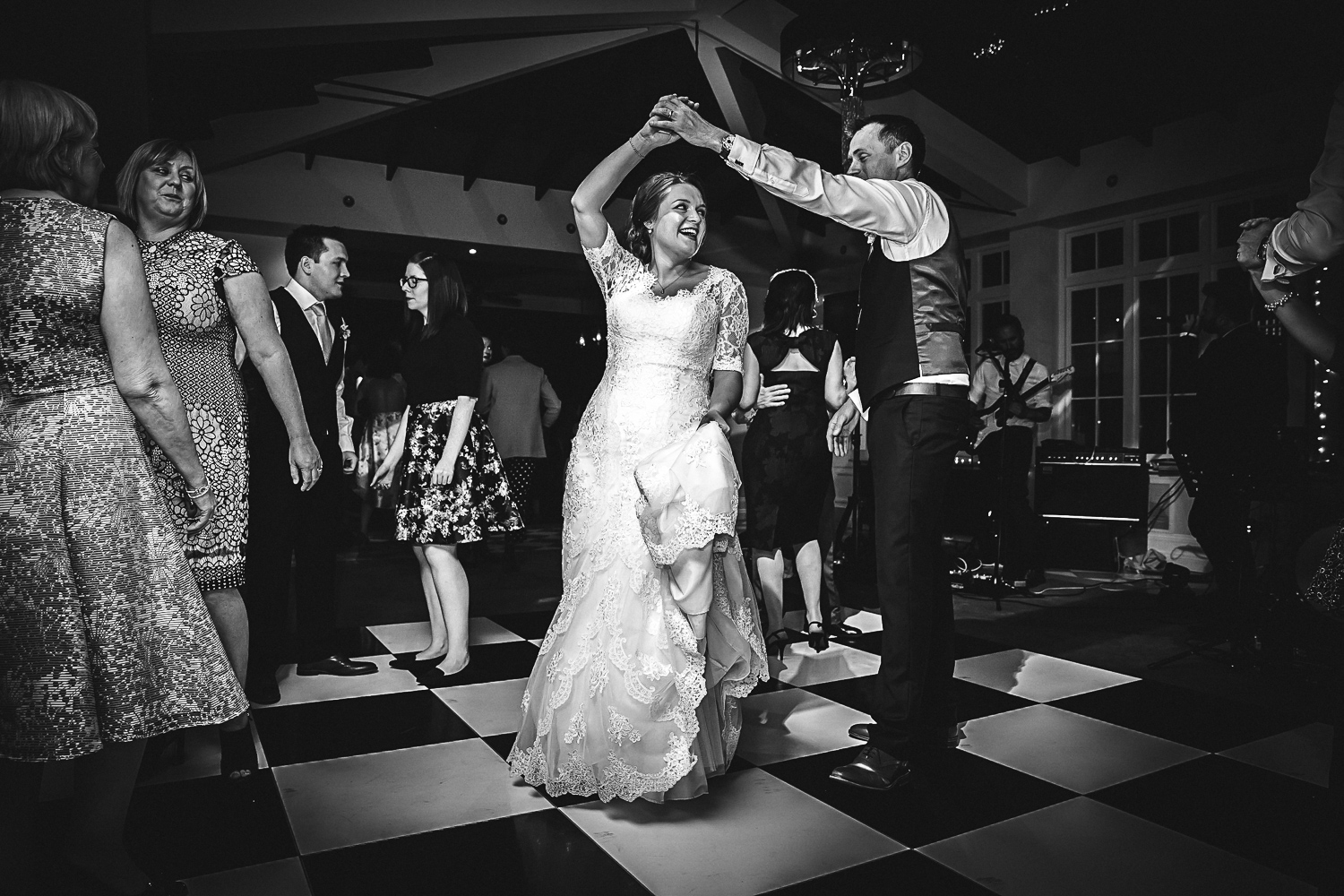 Dancefloor at Swynford Manor Wedding Cambridgeshire