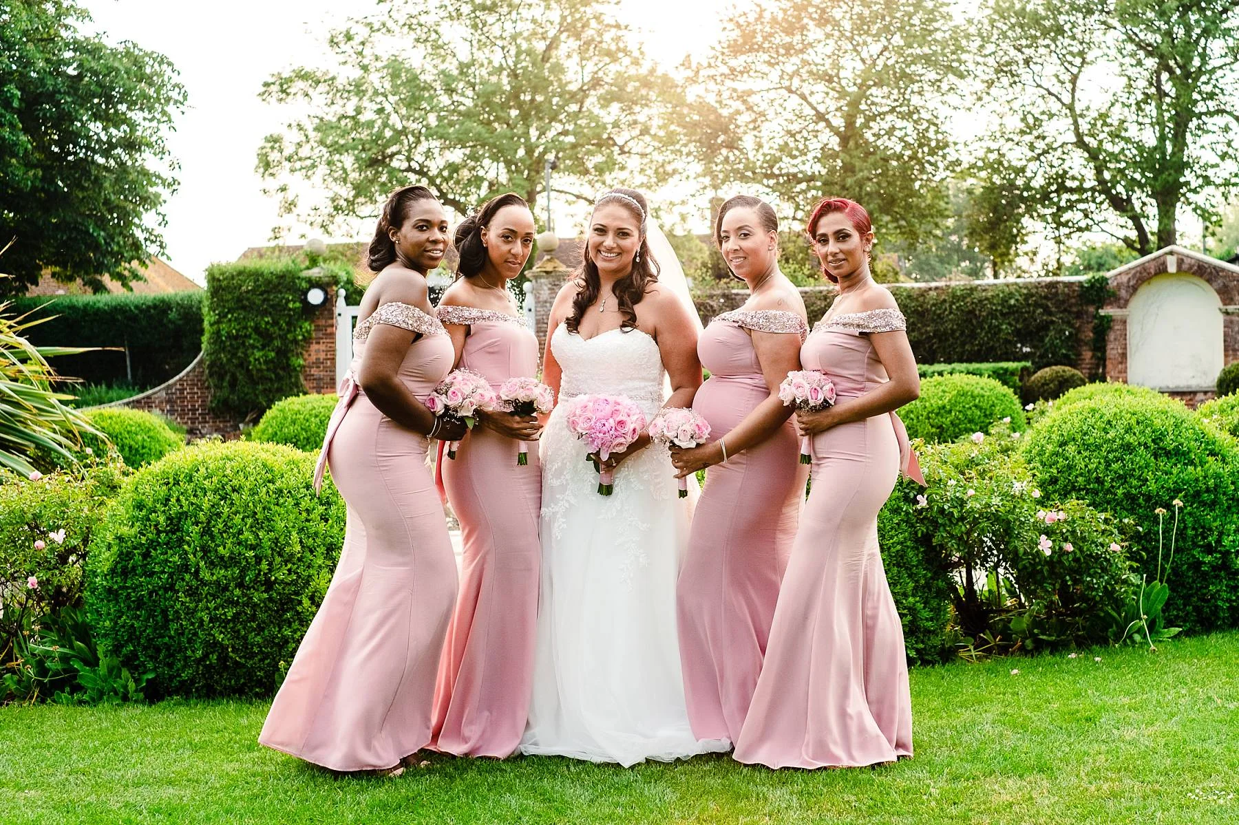Parklands Quendon Hall Wedding Photographer Bridal Party