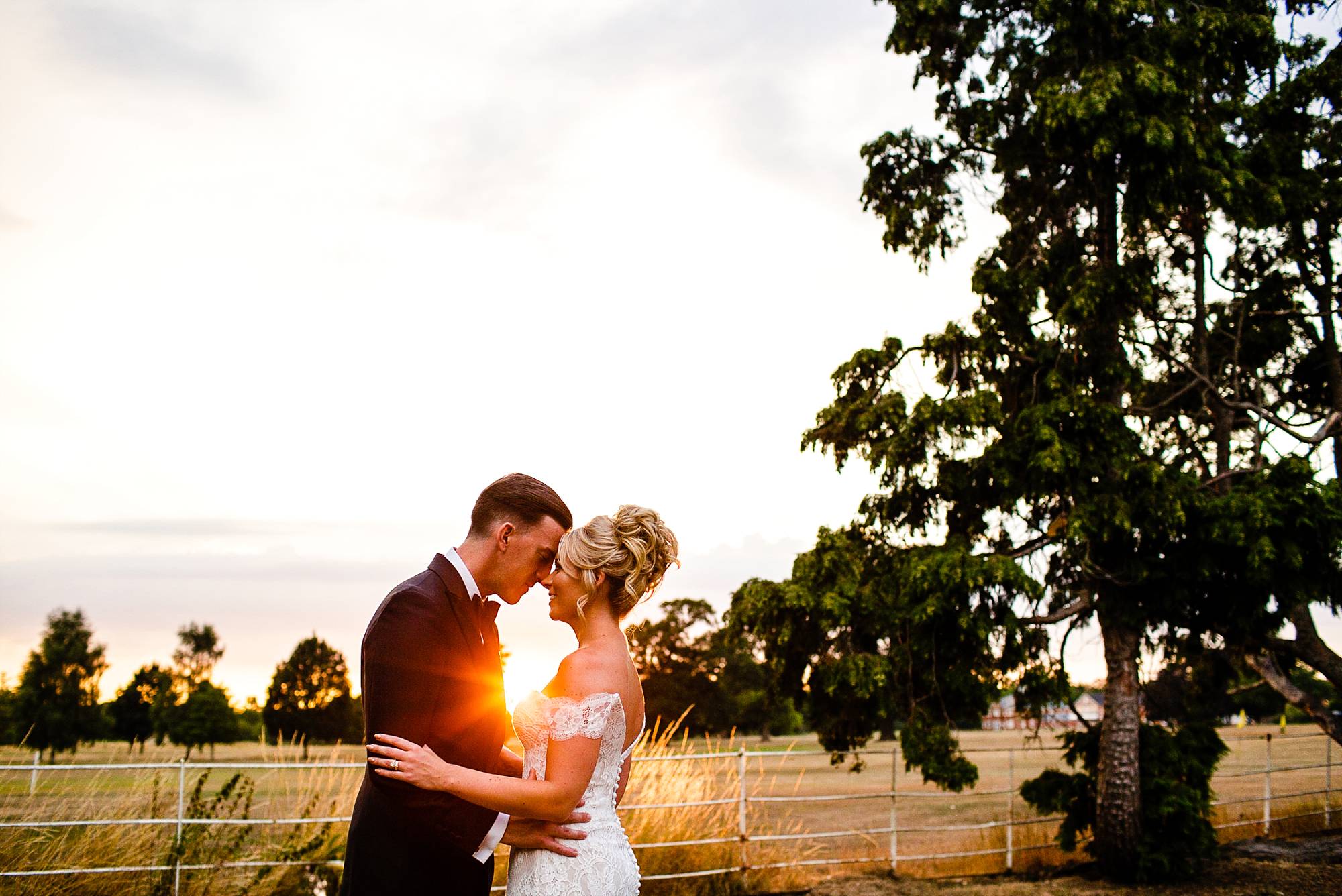 Gosfield Hall Wedding Photographer - Sunset
