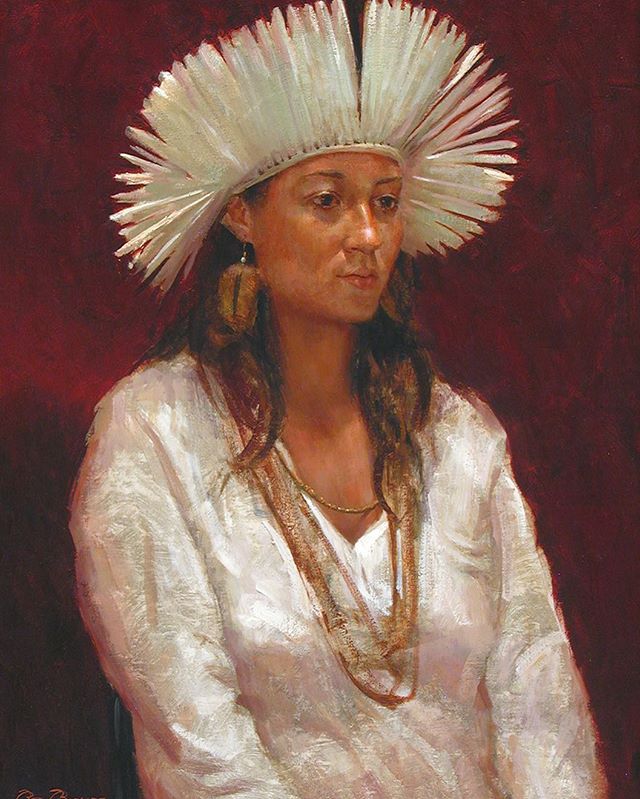 #Brazilian #Headdress 
#painting #art #oilpainting #fineart