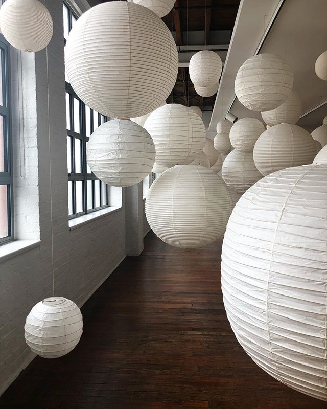 Akari Exhibit #lanterns #noguchi #LIC
