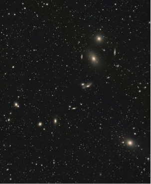 Markarian’s Chain in the heart of the Virgo Galaxy Cluster by Greg Marshall