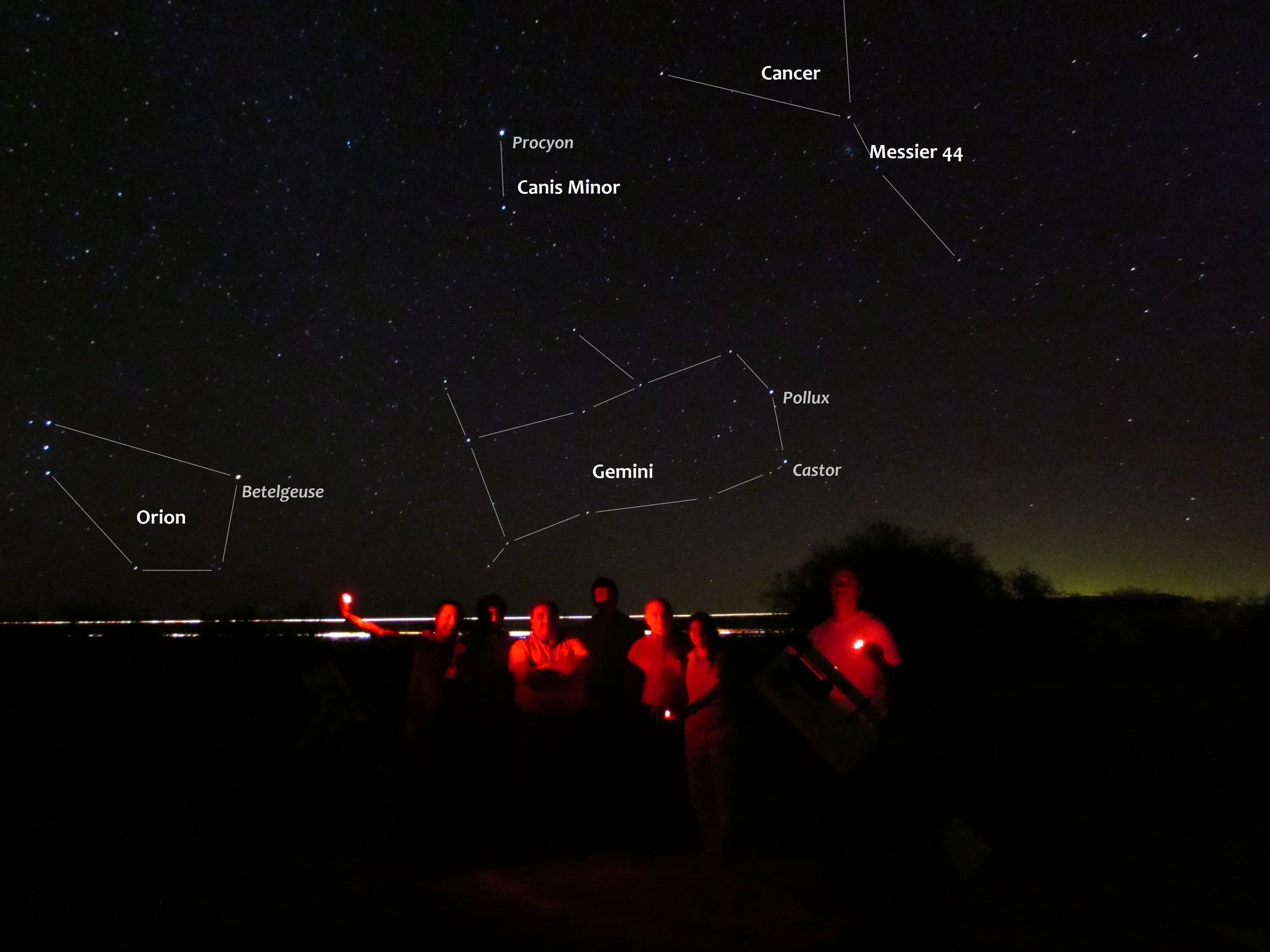 GAMA in Mendoza, Argentina celebrating its own Messier Marathon.
