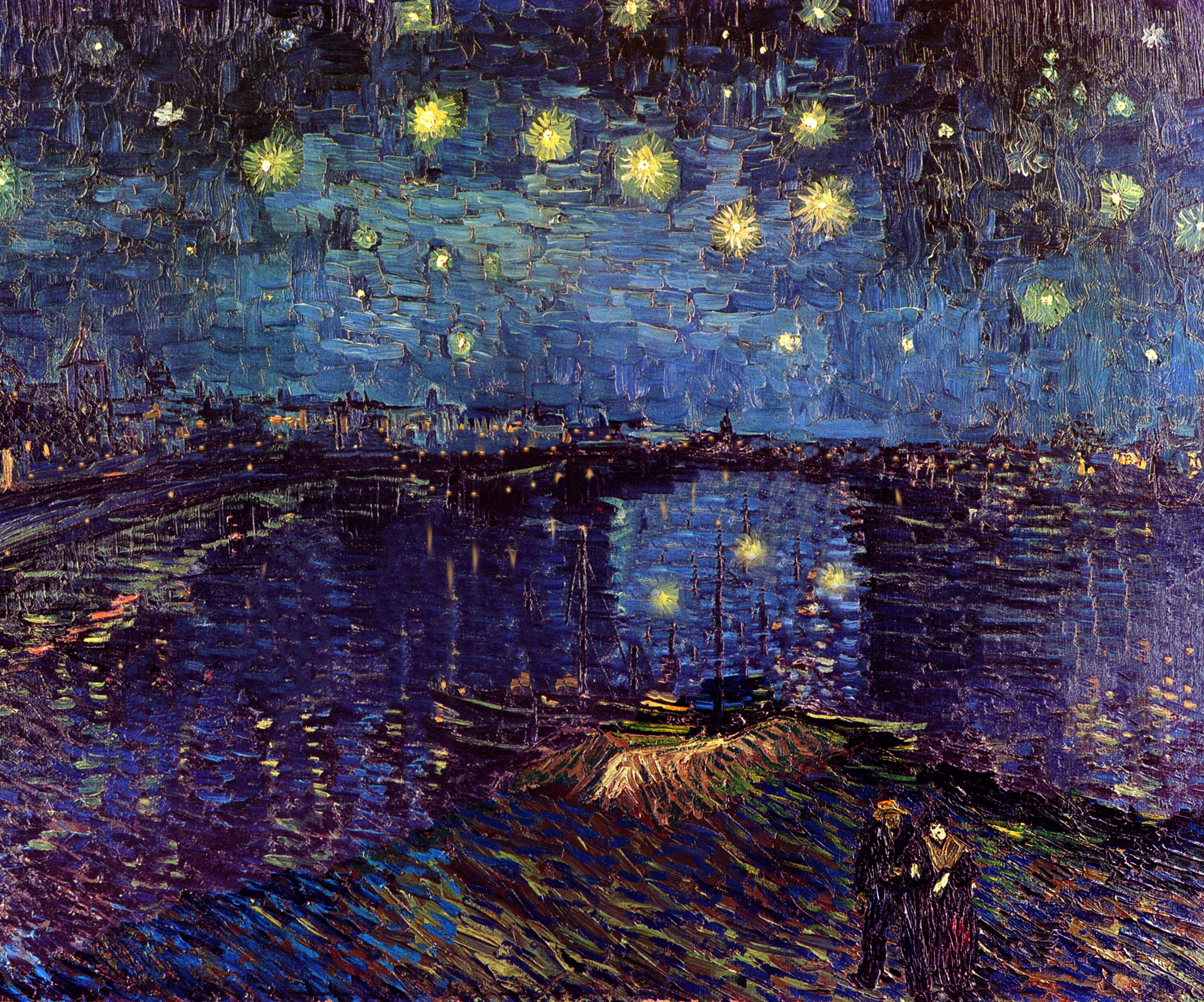 van gogh on dark water