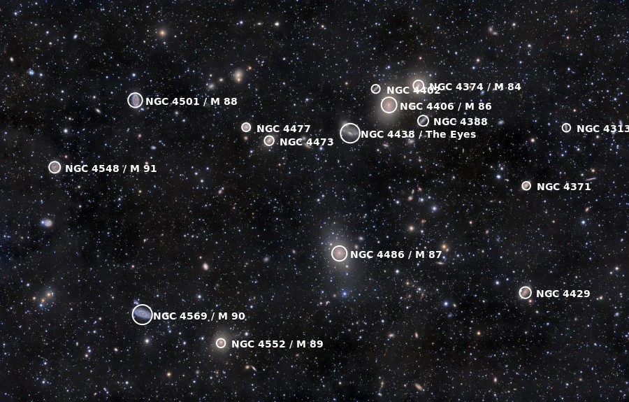 Virgo Cluster image credit: Rogelio Bernal Andreo/NASA/APOD