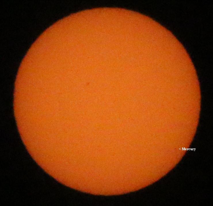 Mercury Transit 5/9/16 (Credit: Viktors Berstis)