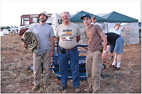Leo, Jose and Carlos at OSP 2007. Photo by J. Keiski