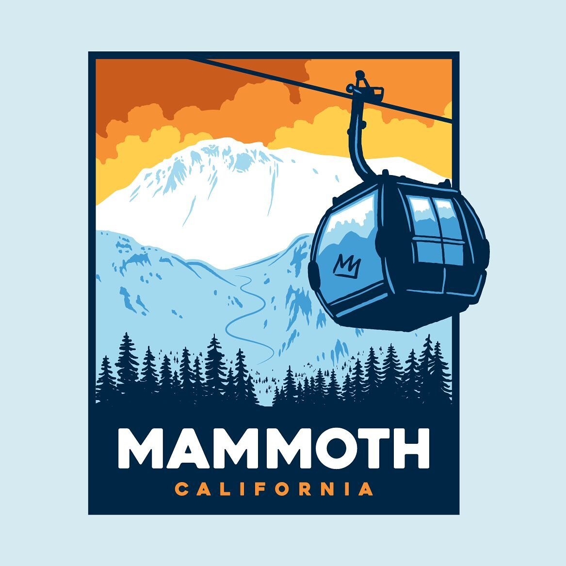 I got to work on some fun trinkets and doodads for @mammothmountain Get your frozen digits on them now!