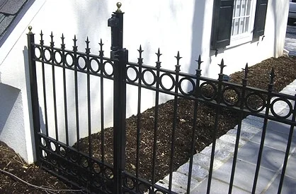 Wrought Iron Walkway Gate - Residential