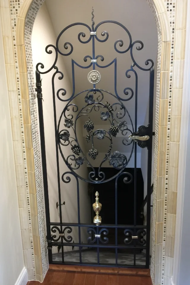 Interior Iron Basement Gate