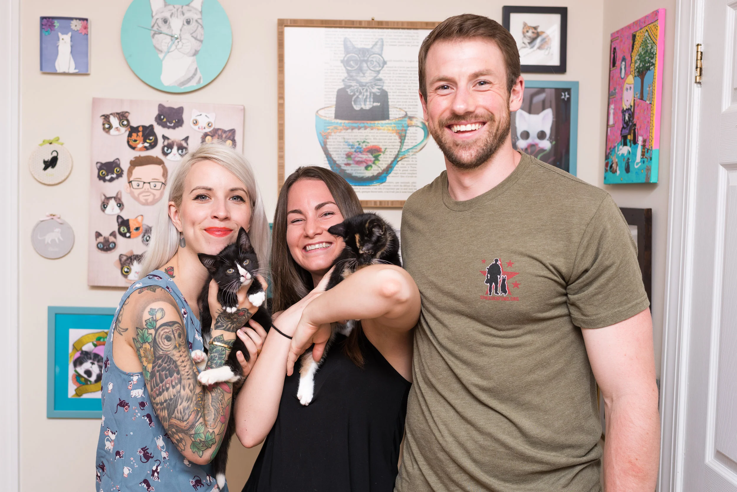Badger and Leeni find their purrfect home!