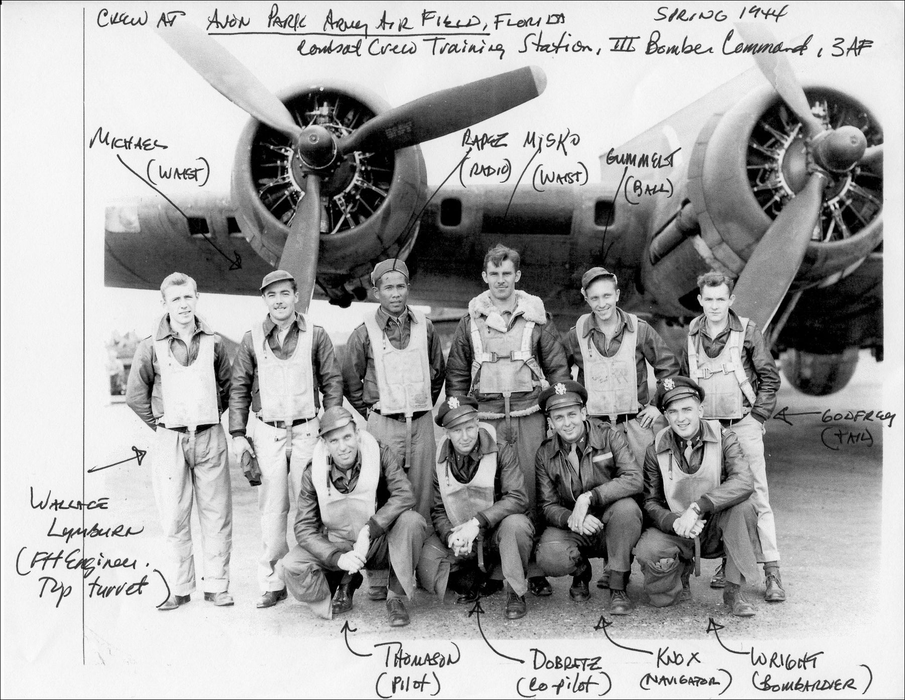 The crew of Uncle Tom's Cabin.