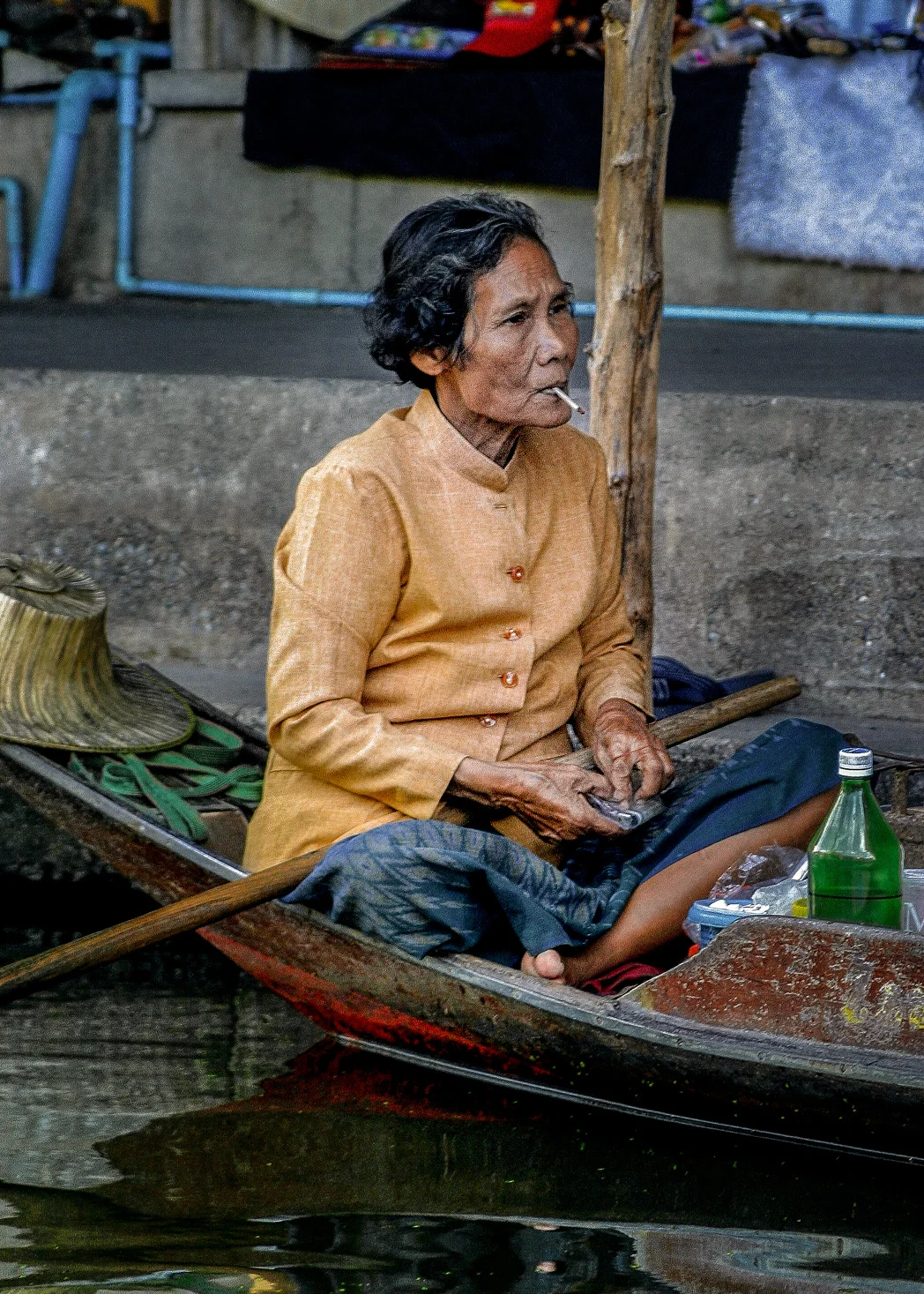 River Market seller, Bangkok