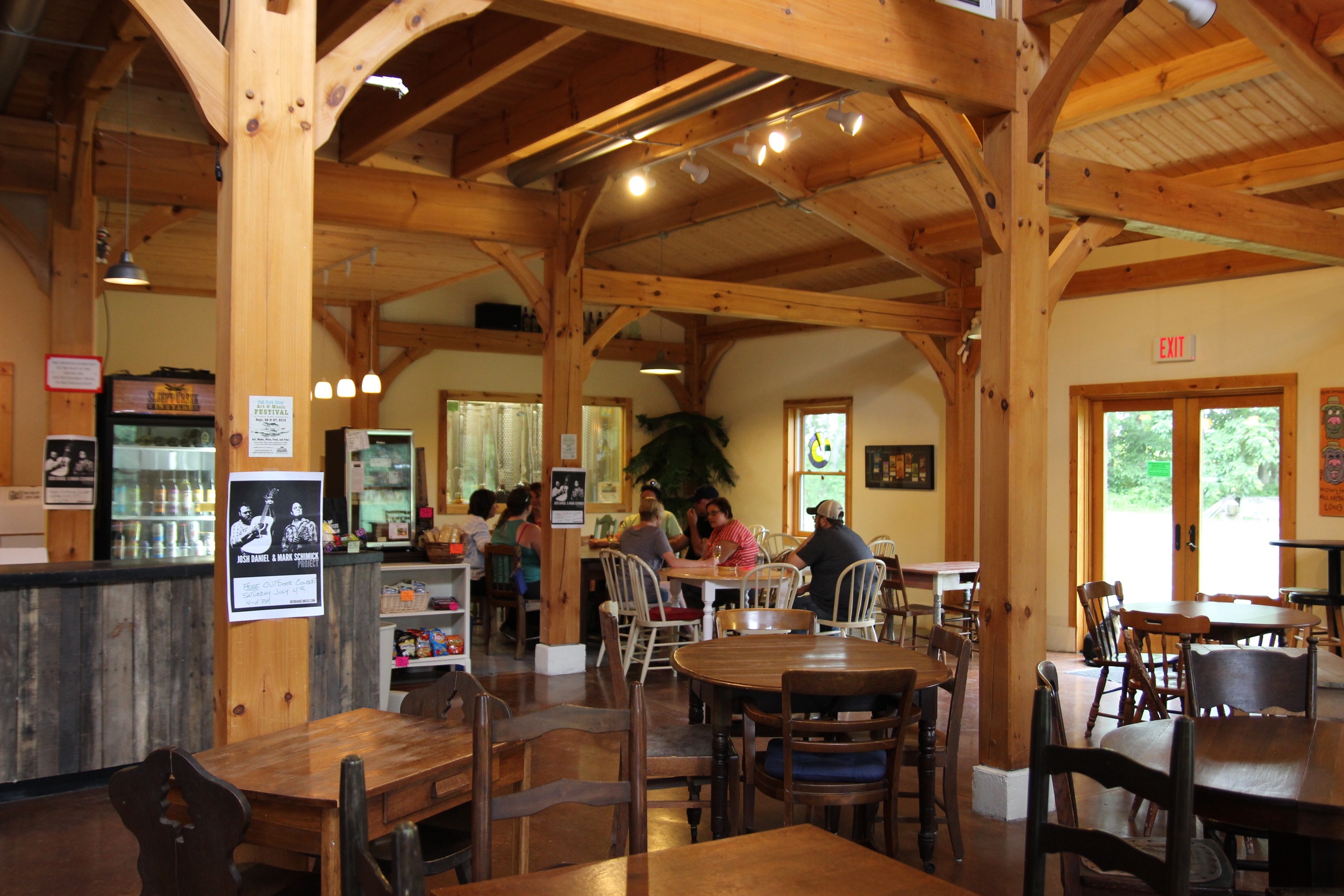 The tasting room