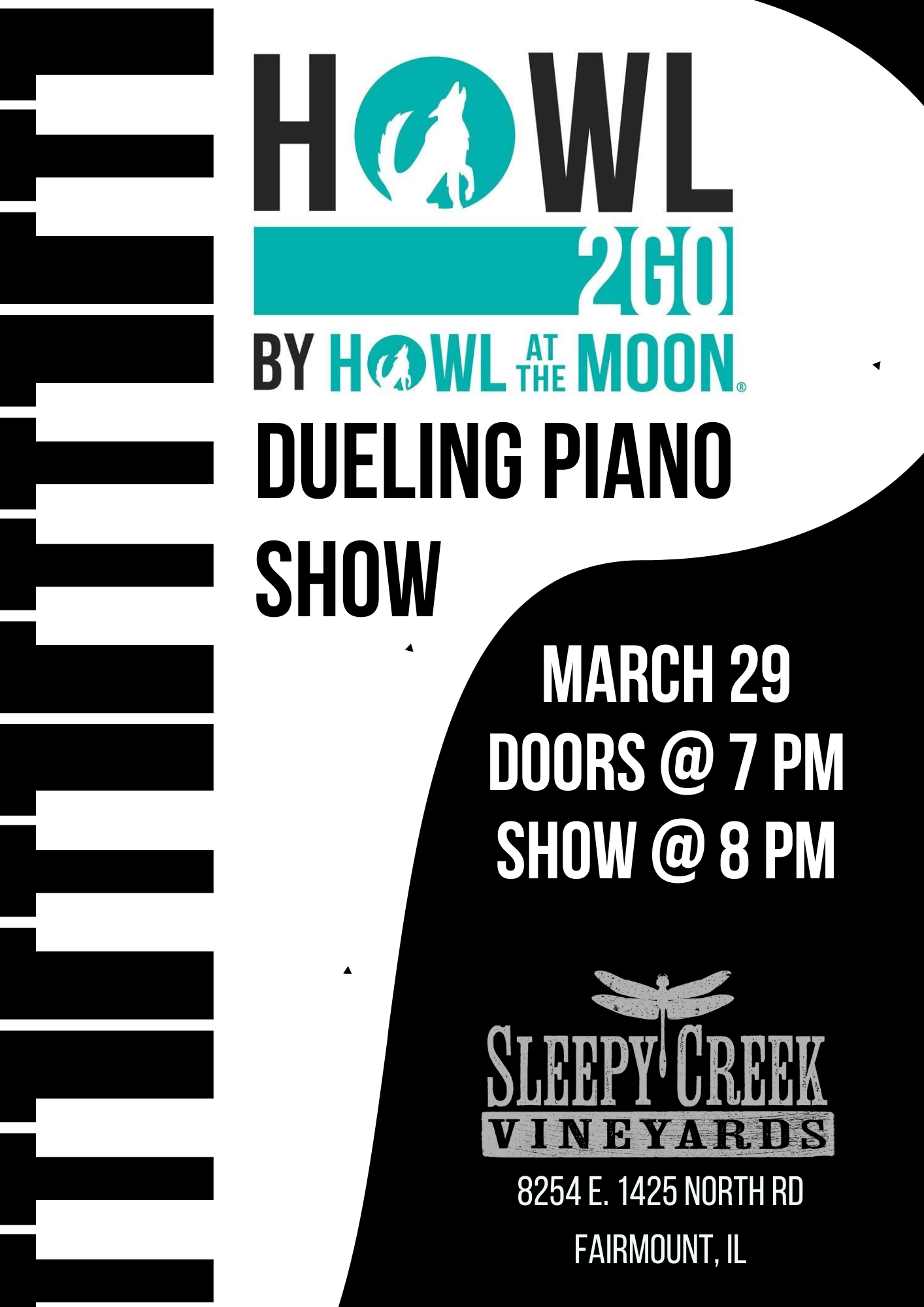 Howl2Go Dueling Piano Show - March 29, 2025