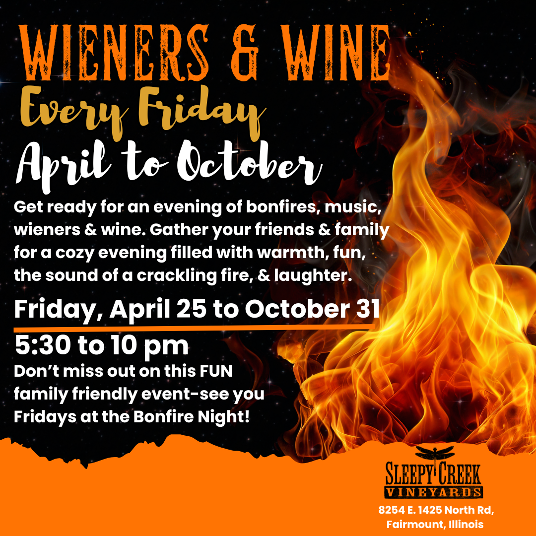 Wieners &amp; Wine Every Friday - April to October