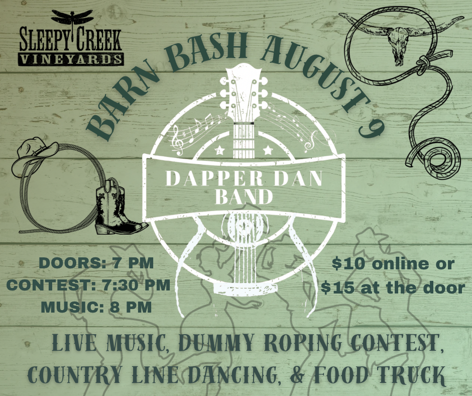 Barn Bash with the Dapper Dan Band - August 9, 2025