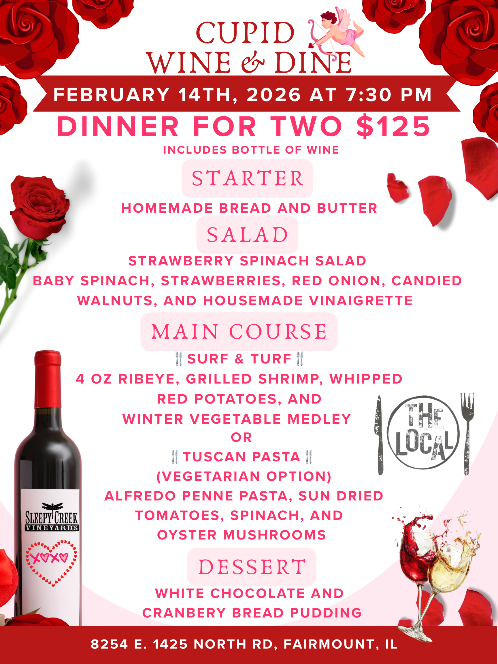 Cupid Wine &amp; Dine - February 14, 2026