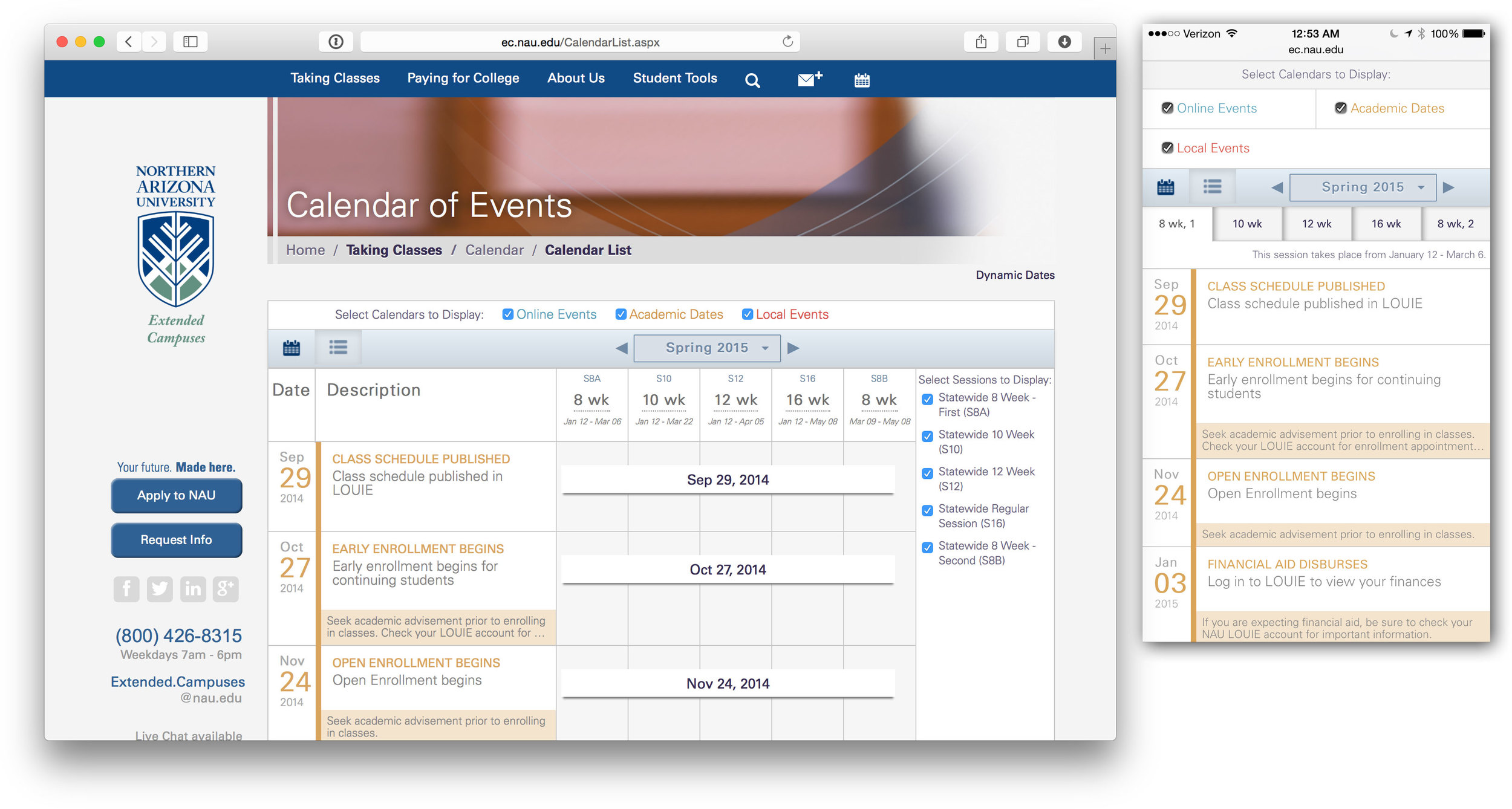 Term Calendar