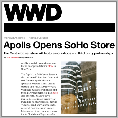WWD: Apolis