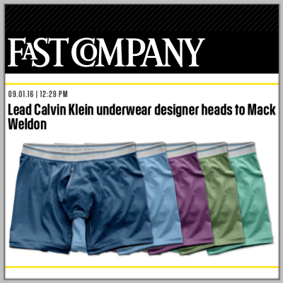 Fast Company: Mack Weldon