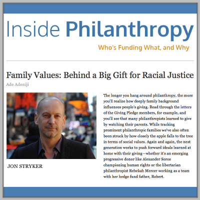 Inside Philanthropy: Stream Line Circle