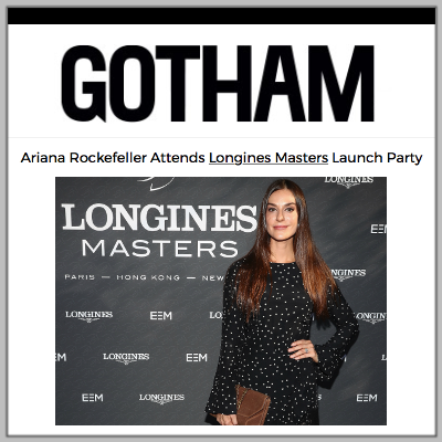 Gotham Magazine: Ariana Rockefeller