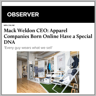 Observer: Mack Weldon