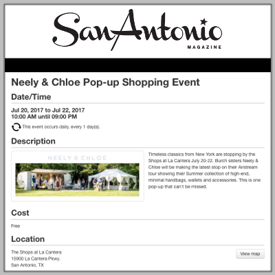 San Antonio Magazine: Neely & Chloe
