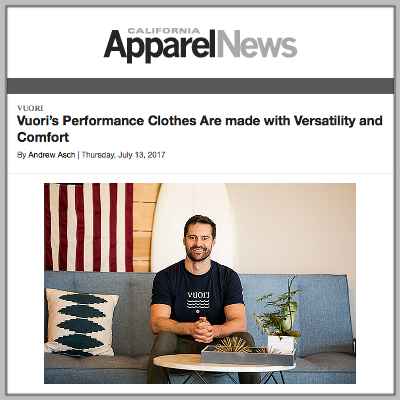 California Apparel News: Vuori