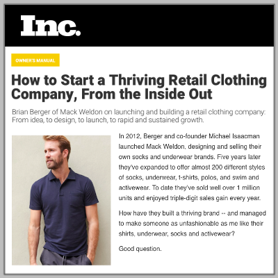 Inc: Mack Weldon