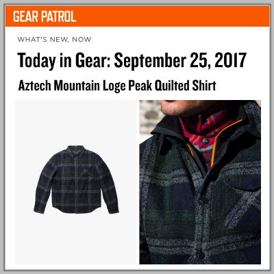 Gear Patrol: Aztech Mountain