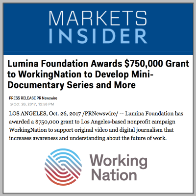 Markets Insider: WorkingNation