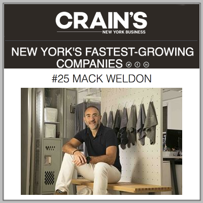 Crain's New York Business: Mack Weldon