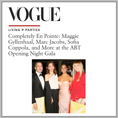 Vogue: Ariana Rockefeller