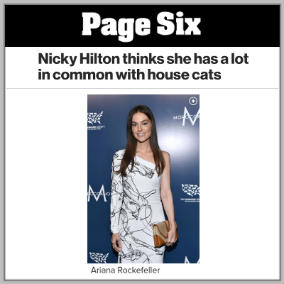 Page Six: Ariana Rockefeller