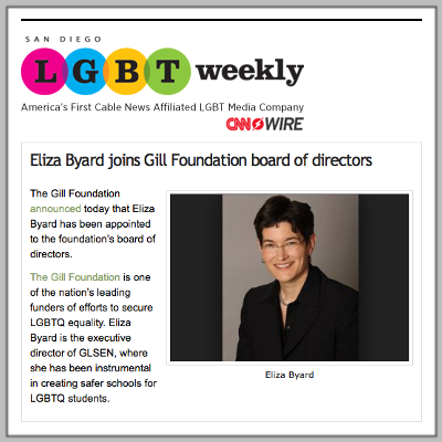 LGBT Weekly: Gill Foundation