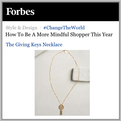 Forbes: The Giving Keys