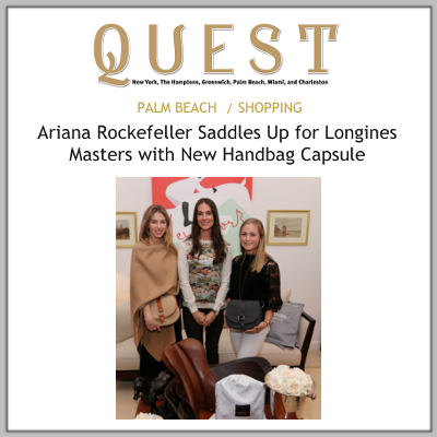 Quest Magazine: Ariana Rockefeller
