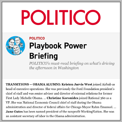 Politico: WorkingNation