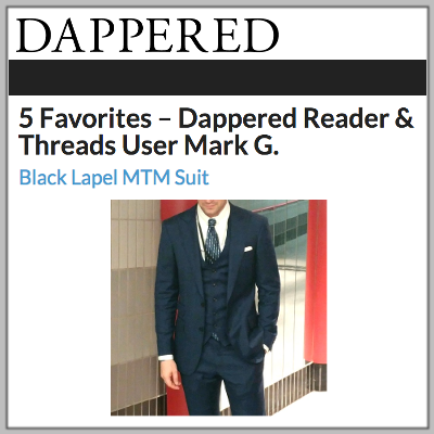 Dappered: Black Lapel