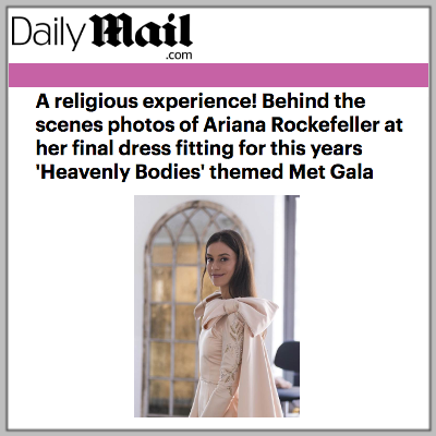 The Daily Mail: Ariana Rockefeller