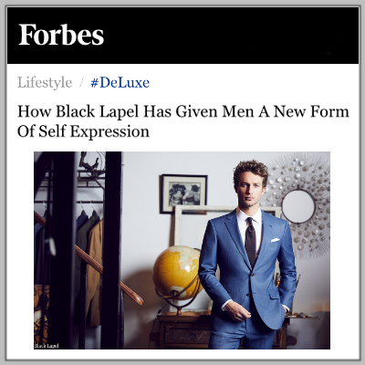 Forbes: Black Lapel