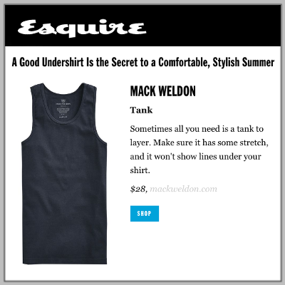 Esquire: Mack Weldon