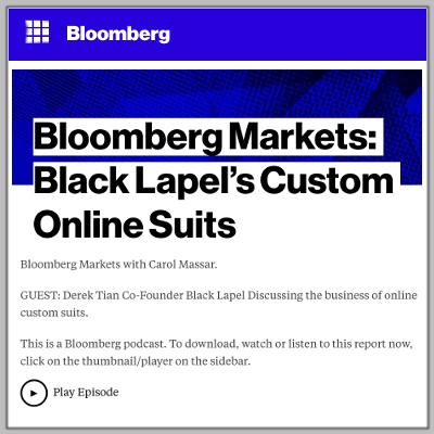 Bloomberg Markets: Black Lapel
