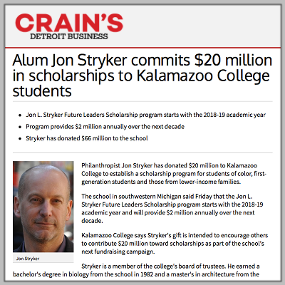 Crain's Detroit Business: Stream Line Circle