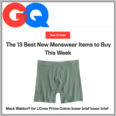 GQ: Mack Weldon