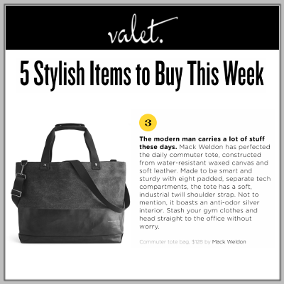 Valet: Mack Weldon