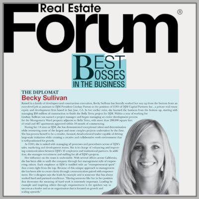 Real Estate Forum: DJM Capital Partners