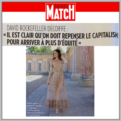 Paris Match: Ariana Rockefeller